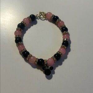Mickey Mouse Handmade Beaded Bracelet